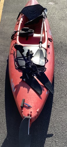Red hobie mirage kayak - red, w/